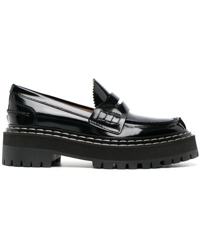 Proenza Schouler Proenza Leather Loafers - Black