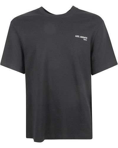 Axel Arigato Logo-Print Cotton T-Shirt - Black