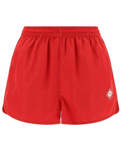 CASABLANCA Bermuda Shorts - Red