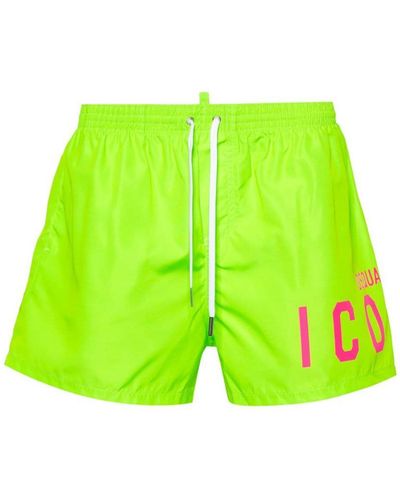 DSquared² Be Icon Swim Shorts - Green