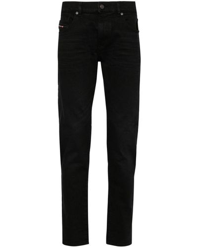 DIESEL Slim-fit Jeans In Sustainable Stretch Cotton - Black