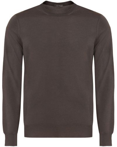 Drumohr Merino Wool Sweater - Grey