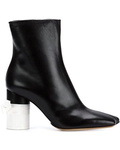 Maison Margiela Leather Boot Black/white
