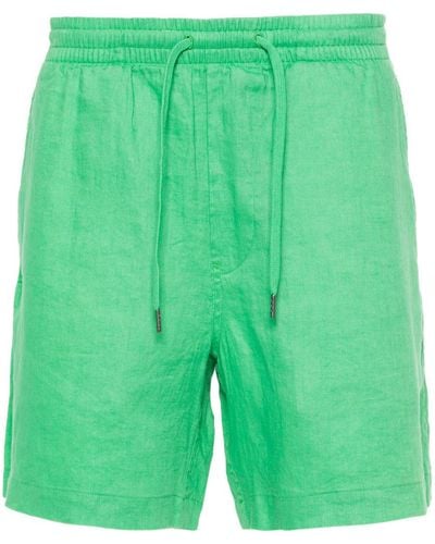 Polo Ralph Lauren Polo Pony-motif Linen Shorts - Green