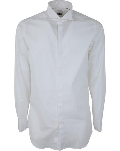 Dnl Slim Classic Shirt - Grey