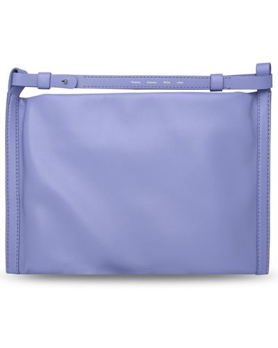 Proenza Schouler Lilac Leather Minetta Bag - Blue