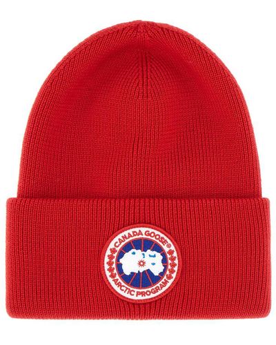 Canada Goose Hats - Red