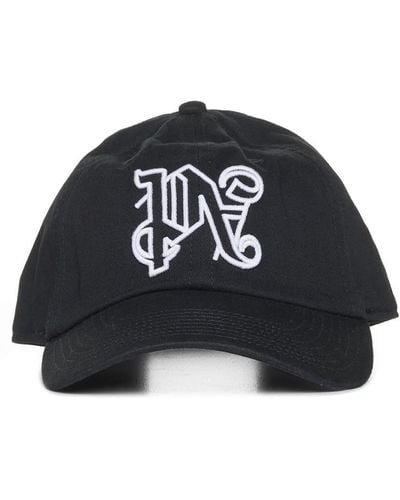 Palm Angels Monogram Cap - Black