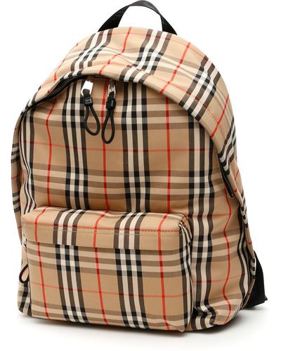 Burberry Vintage Check Fabric Jett Backpack - Multicolour