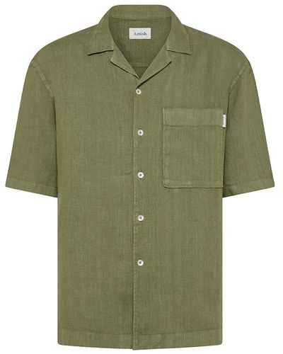 AMISH 'highland' Shirt - Green