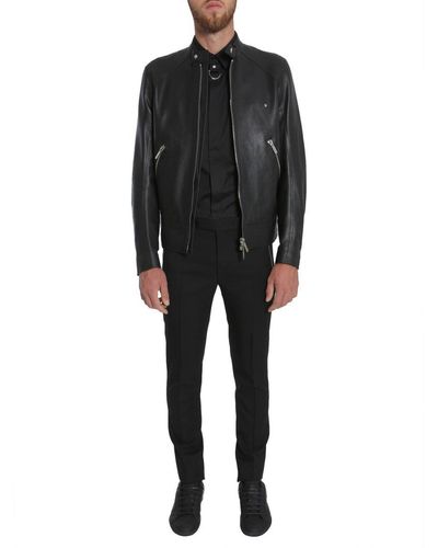 Dior Leather Jacket - Black