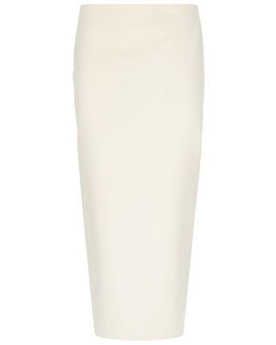 Givenchy Asymmetrical Maxi Skirt - White