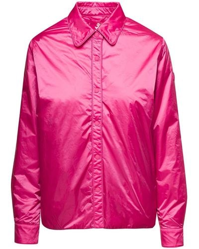 Save The Duck Fucsia Anaya Jacket In Nylon Woman - Pink