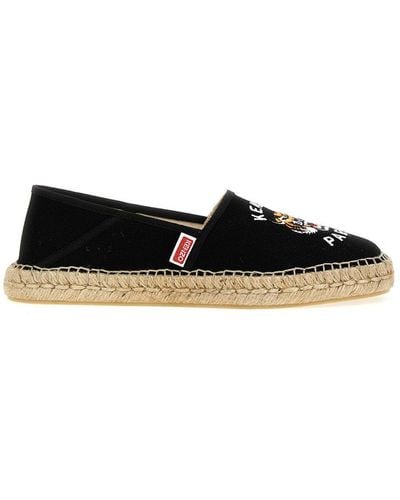 KENZO Tiger Flat Shoes - Black