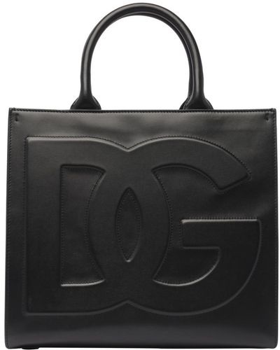 Dolce & Gabbana Dg Daily Shopper Small Tote Bag - Black