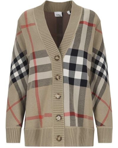 Burberry Sweaters - Natural