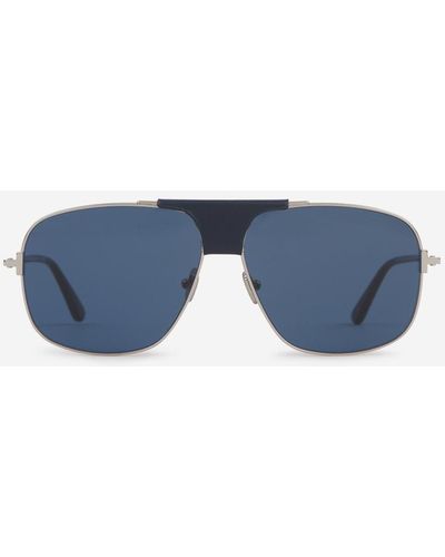 Tom Ford Tex Aviator Sunglasses - Blue