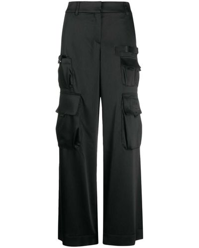Off-White c/o Virgil Abloh Low-Waisted Cargo Trousers - Black