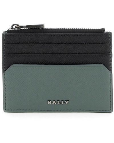 Bally Zippered Card Holder - Black
