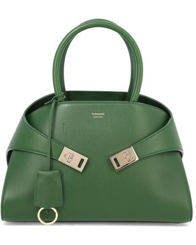 Ferragamo "Hug" Handbag - Green