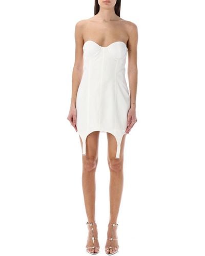 retroféte Tegan Mini Dress - White