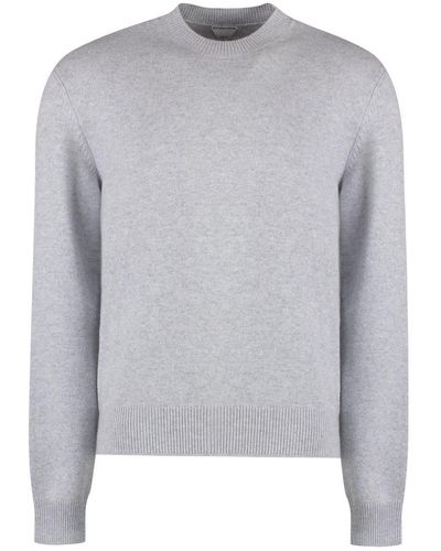 Bottega Veneta Crew-Neck Cashmere Sweater - Grey