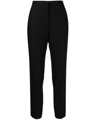 MSGM Mid-rise Tailored Trousers - Black