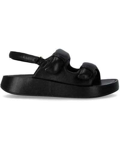 Ash Vinci Black Platform Sandal