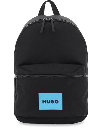 BOSS Hugo Recycled Nylon Backpack In - Black