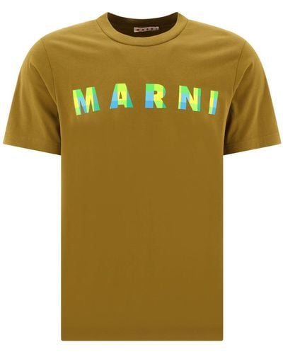 Marni "Gingham" T-Shirt - Green