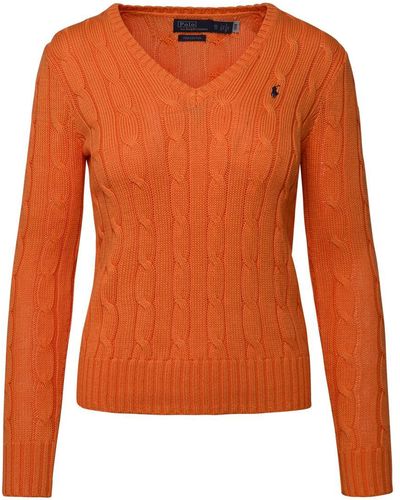 Polo Ralph Lauren Orange Cotton Sweater
