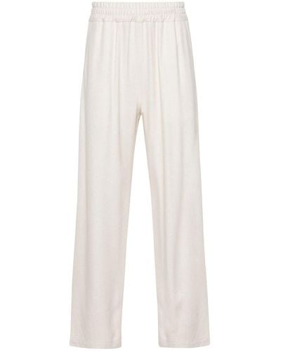 Gcds Sports Pants With Embroidery - White