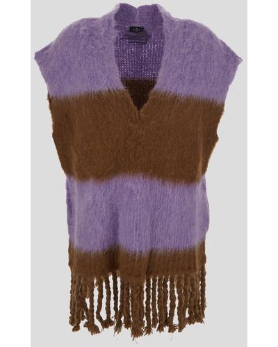 Etro Fringes Knit - Purple