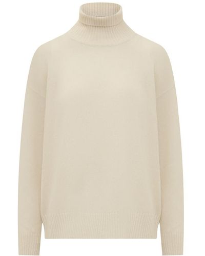 Jucca Turtleneck Sweater - White