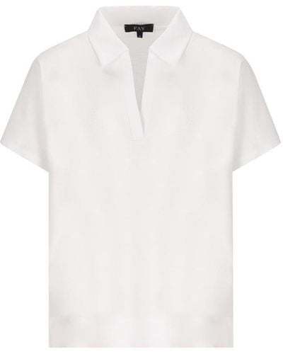 Fay T-shirts And Polos - White