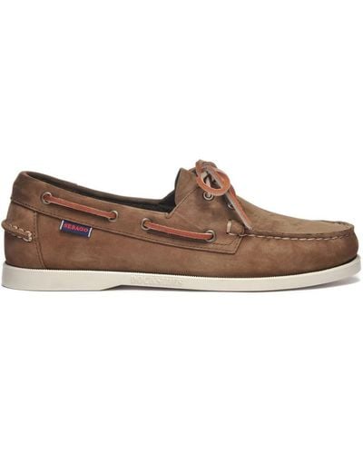 Sebago Flat Shoes - Brown