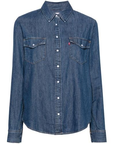 Levi's Western Shirt Clothing - Blue