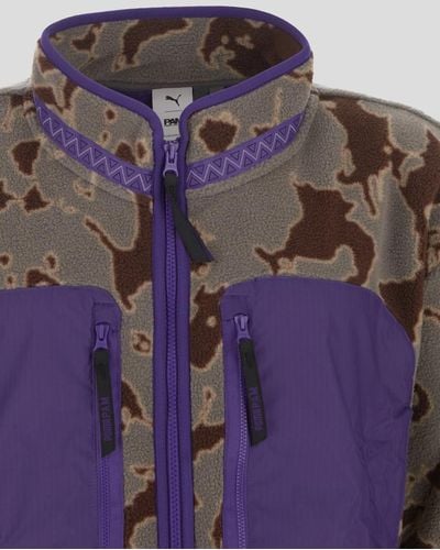 PUMA X Perks And Mini Purple Pile Jacket