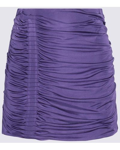 GAUGE81 Viscose Mini Skirt - Purple