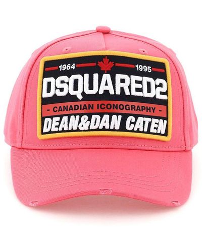 DSquared² Patch Baseball Cap - Pink