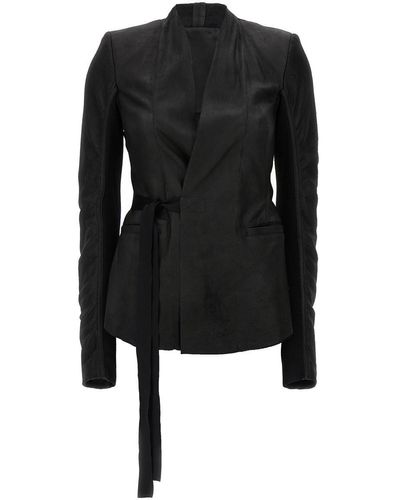 Rick Owens Hollywood Blazer And Suits - Black