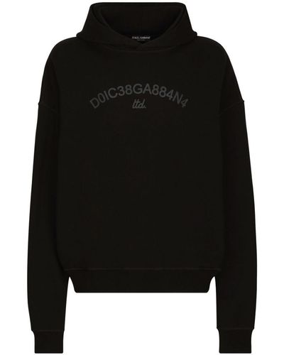 Dolce & Gabbana Sweatshirt With Logo - Black