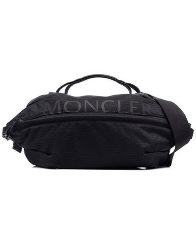 Moncler Logo-print Belt Bag - Blue