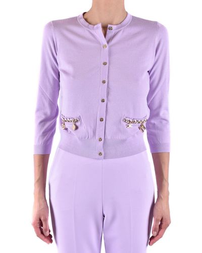 Elisabetta Franchi Sweaters - Purple