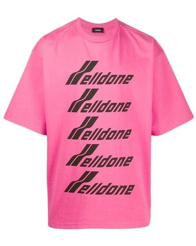 we11done T-Shirts And Polos - Pink