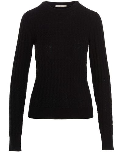 Co. Worked Sweater - Black