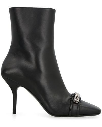 Givenchy G Woven Ankle Boots - Black