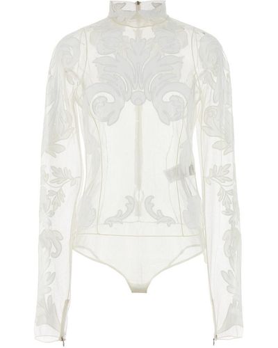 Stella McCartney Embroidery Bodysuit - White