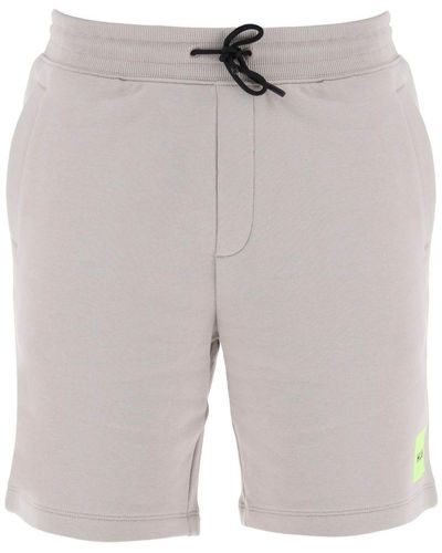 BOSS Hugo Diz Sweat Shorts - Gray
