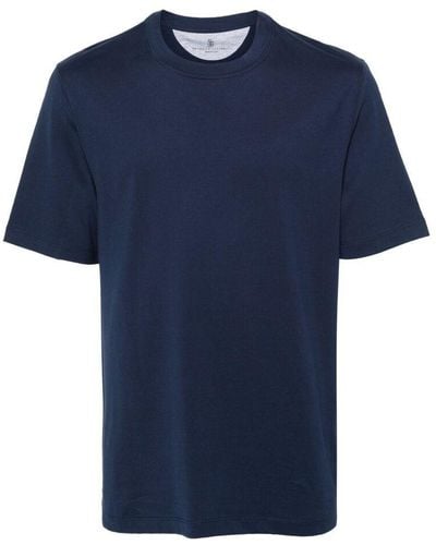 Brunello Cucinelli T-Shirts - Blue